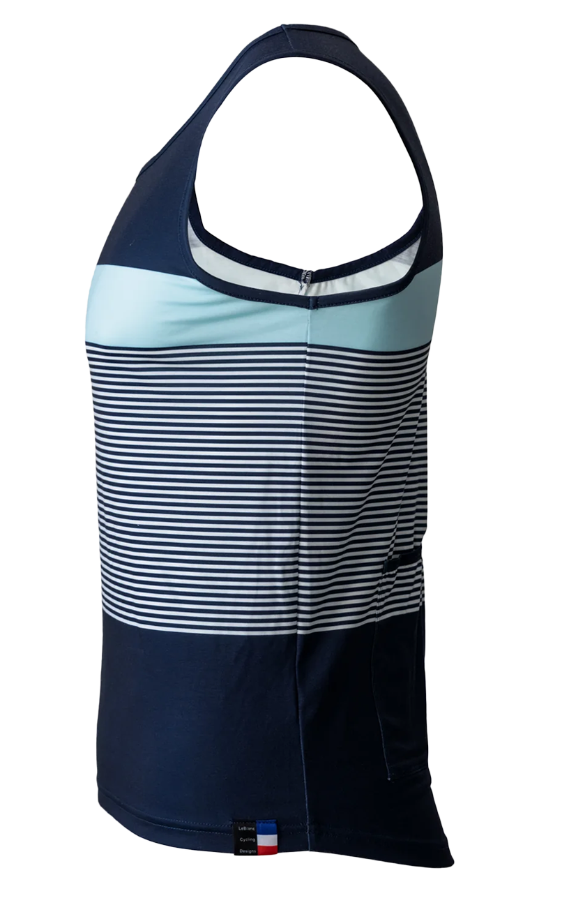 Dirt Tank Top Blue Stripes
