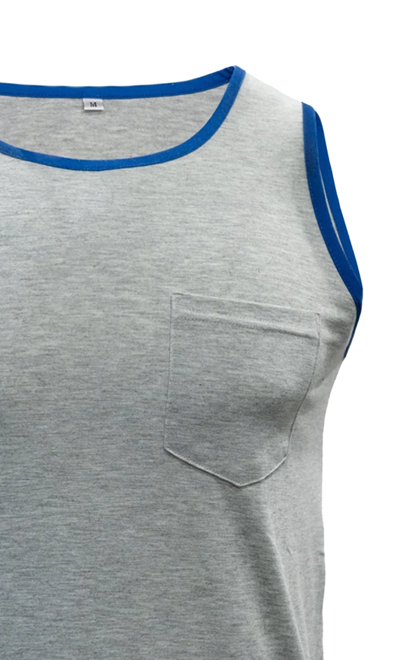 Dirt Surf Tank Top in Gray