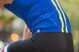 Race Sleeveless Full Zip Jersey Navy Blue