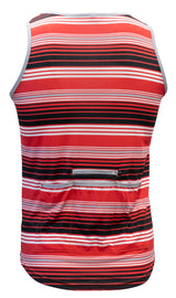Cycling Surf Tank Top in Red