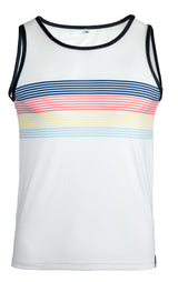 Cycling Surf Tank Top in White