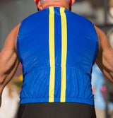 Sleeveless Cycling Jersey with pockets in Navy Blue