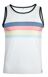Dirt Tank Top White Stripes