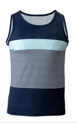 Dirt Tank Top Blue Stripes