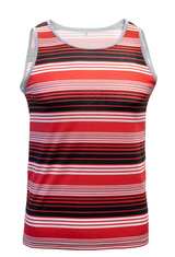 Dirt Tank Top Red Stripes