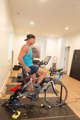 Summer Extra Hot Blue Mesh Tank Top