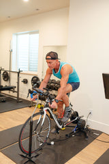Summer Extra Hot Blue Mesh Tank Top
