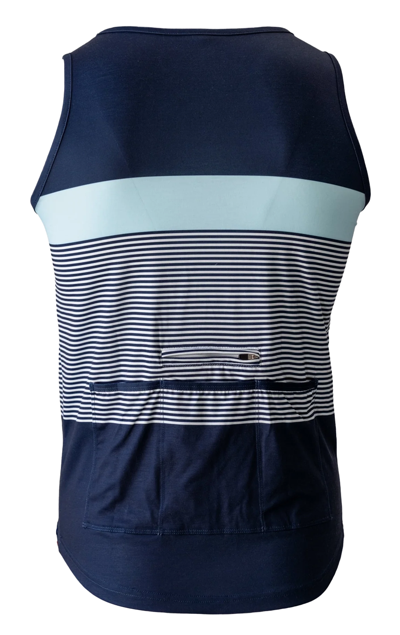 Dirt Tank Top Blue Stripes
