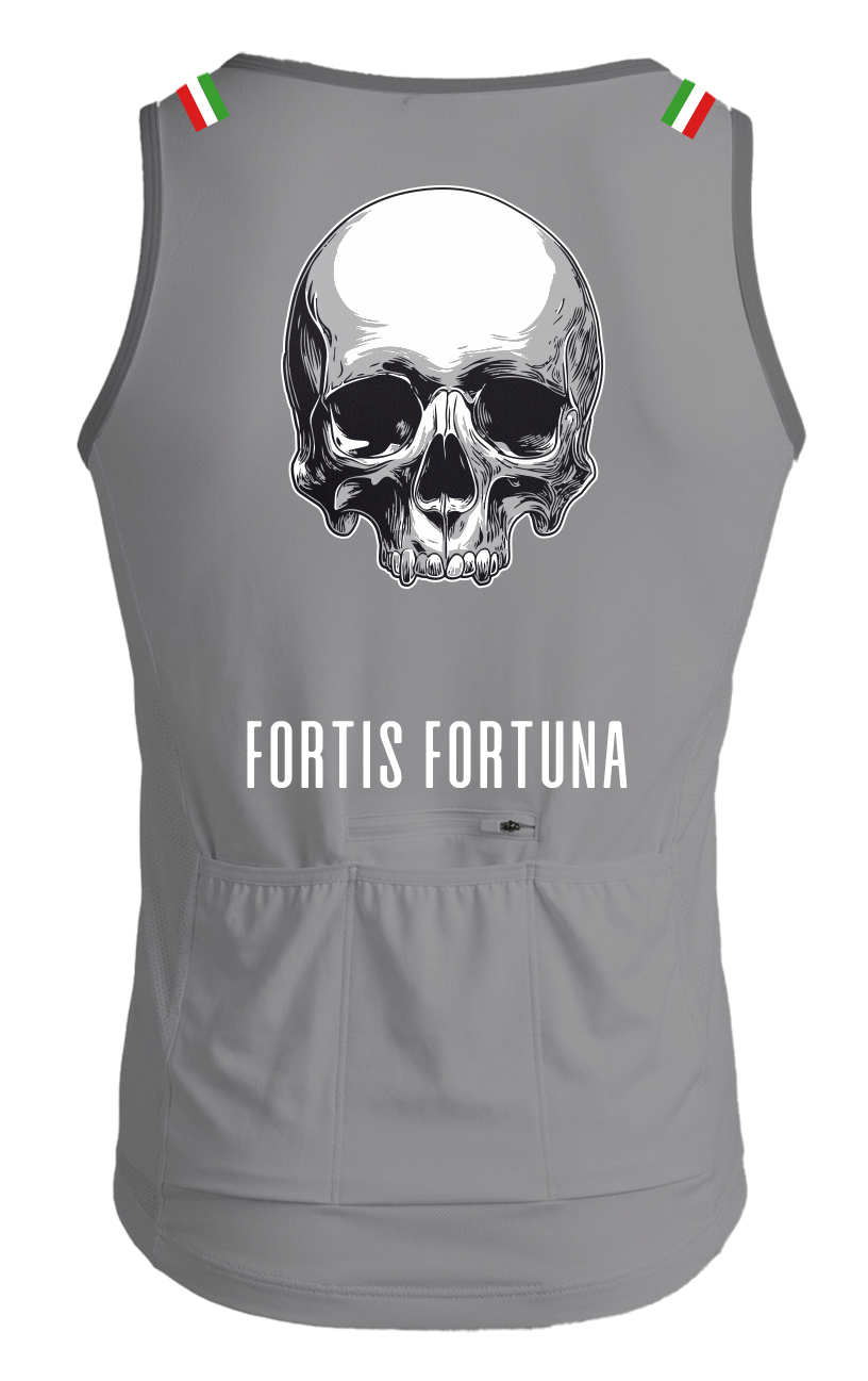 Dirt Tank Gray Skull Fortis Fortuna
