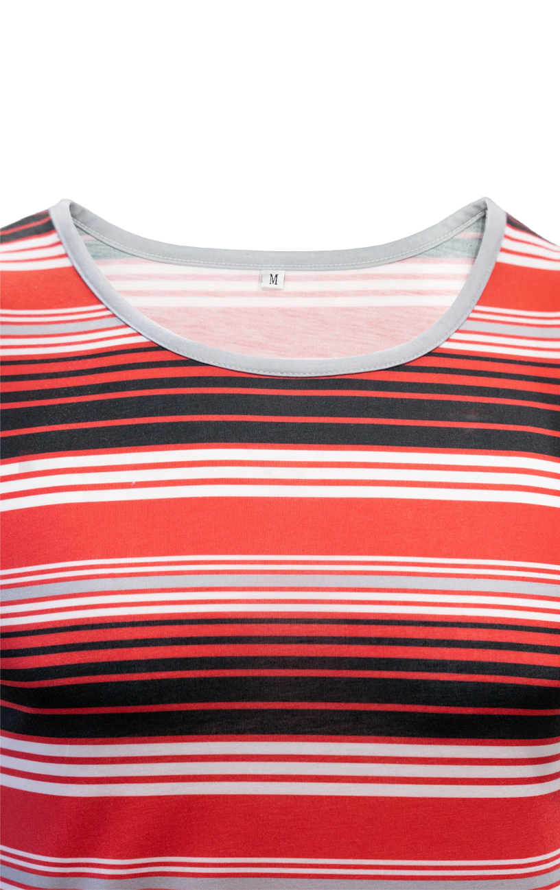 Dirt Tank Top Red Stripes