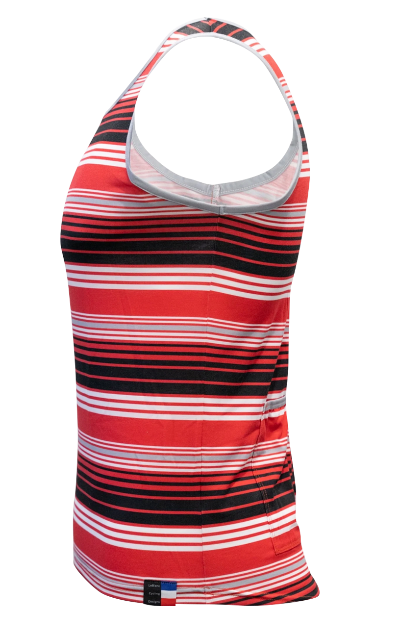 Dirt Tank Top Red Stripes