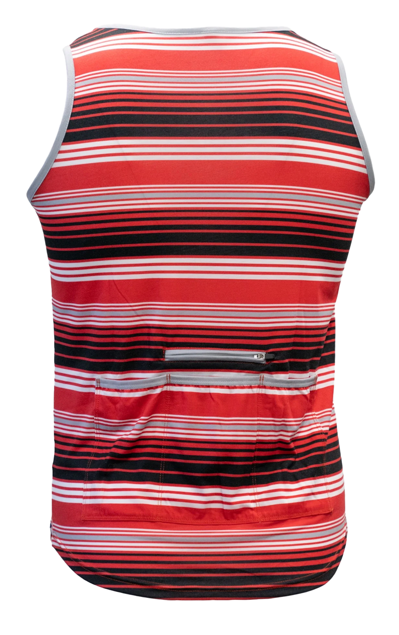 Cycling Surf Tank Top in Red
