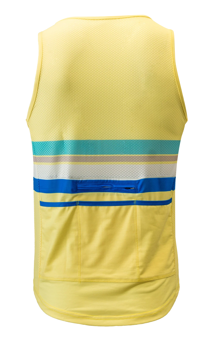 Dirt Tank Top Yellow Stripes