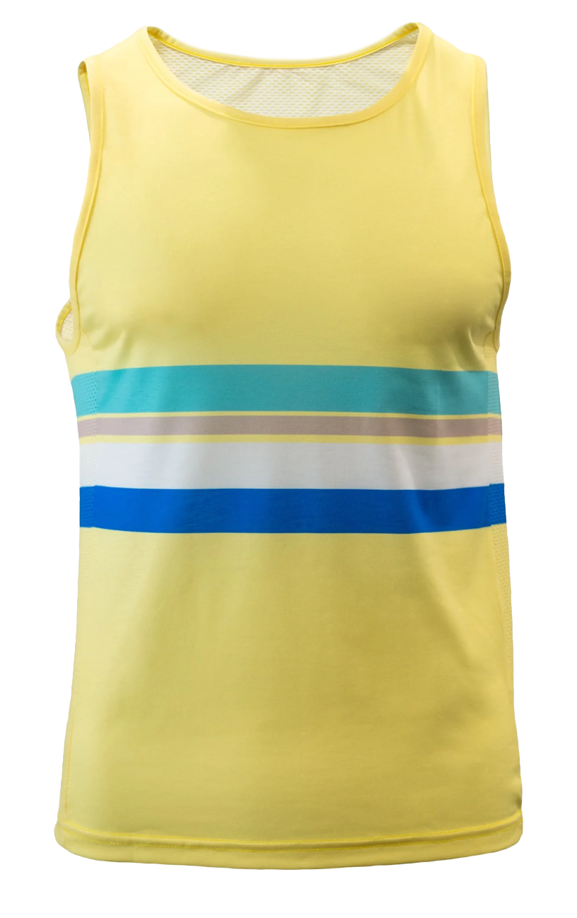 Dirt Tank Top Yellow Stripes