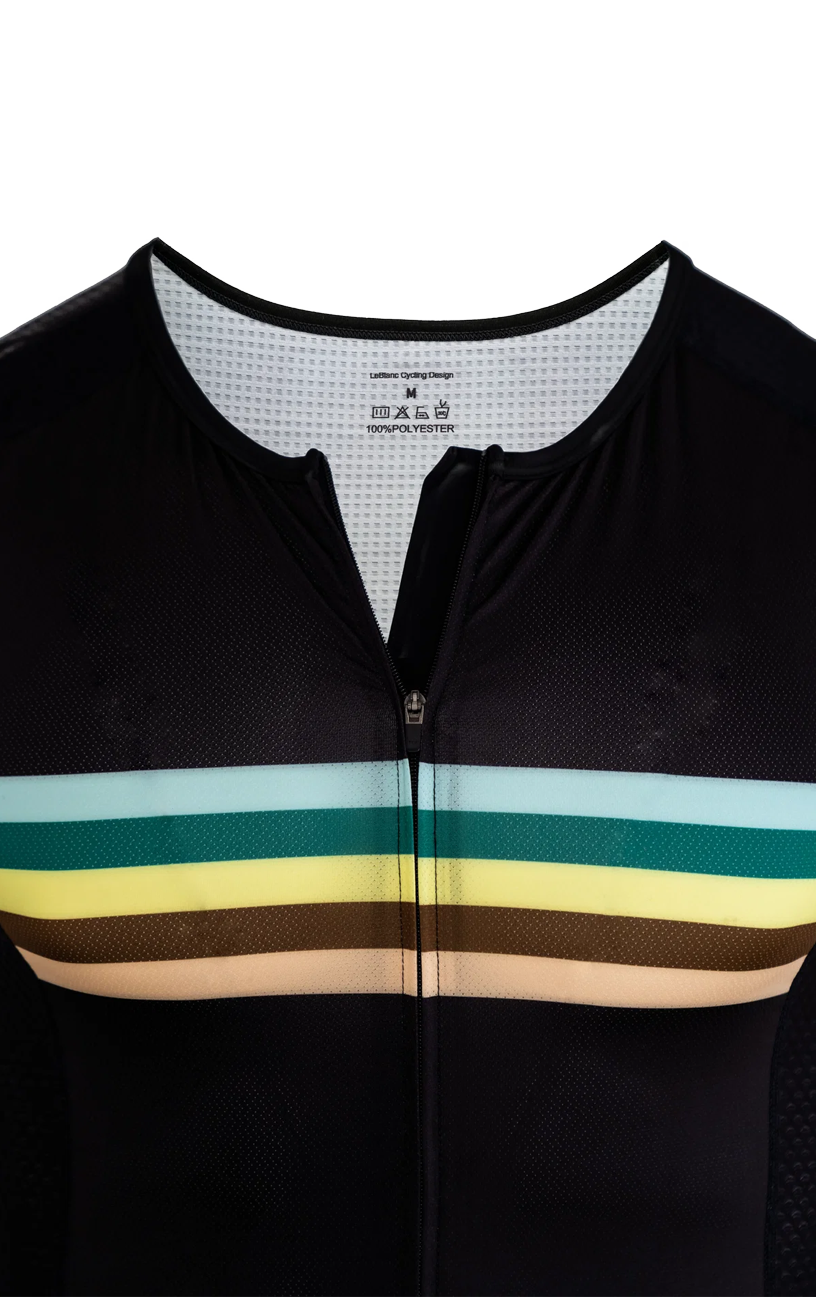 Race Sleeveless Full Zip Jersey Black