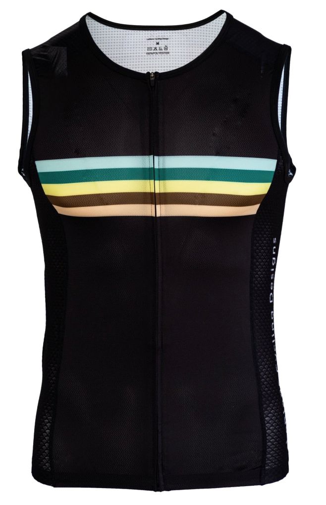 Race Sleeveless Full Zip Jersey