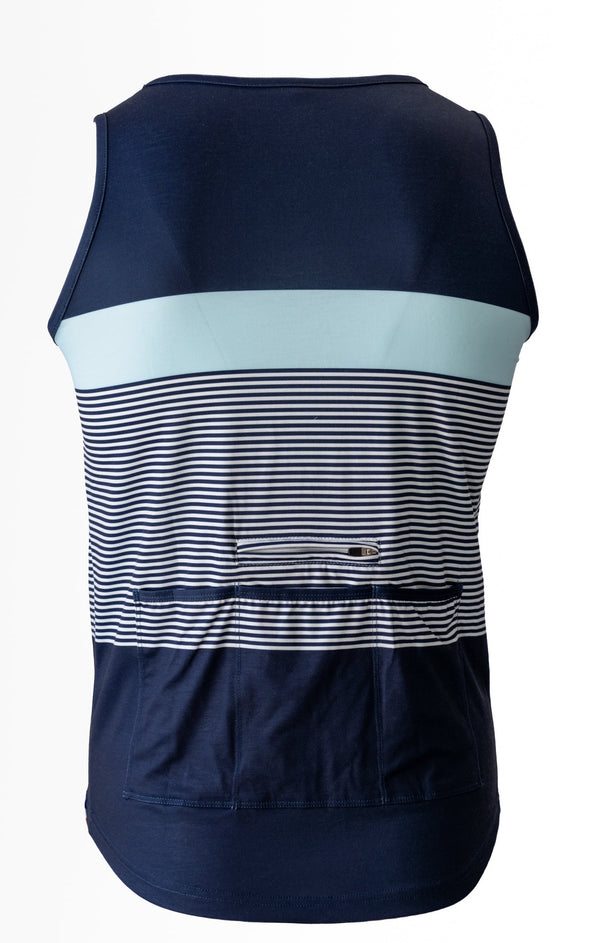 Cycling Surf Tank Top Blue