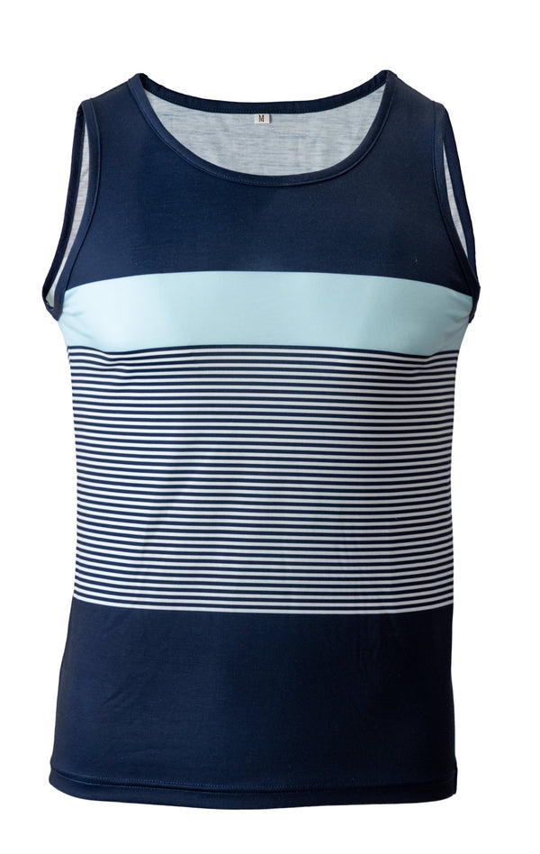 Cycling Surf Tank Top Blue