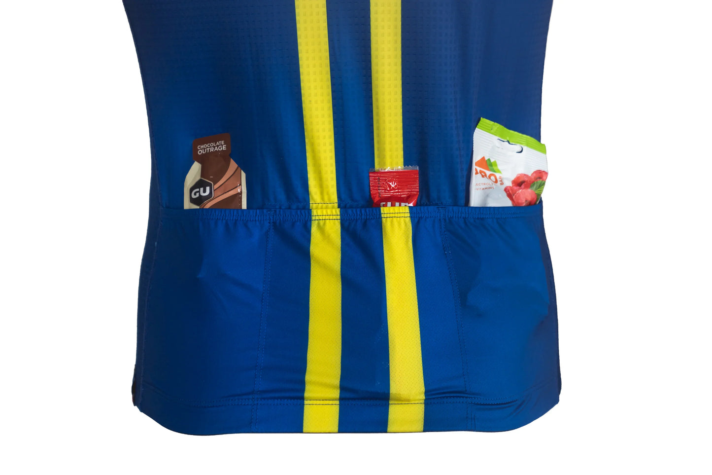 Sleeveless Cycling Jersey with pockets in Navy Blue