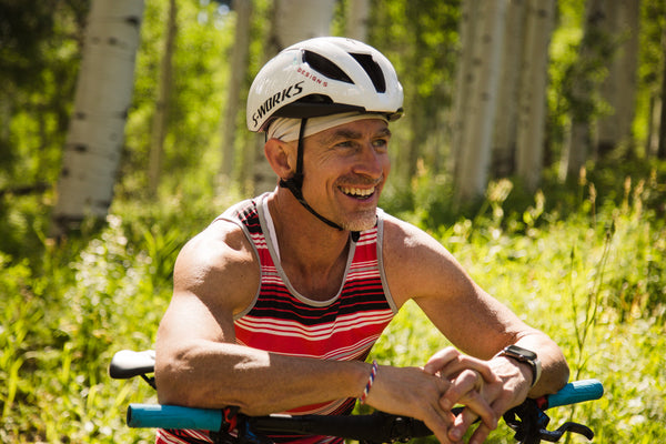 Cycling Surf Tank Top in Red